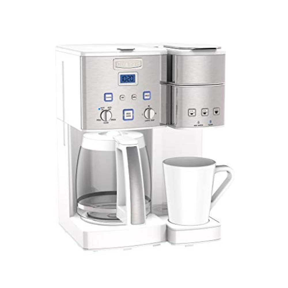 Cafeteira Elétrica Cuisinart SS15W Branco e Prata 110V