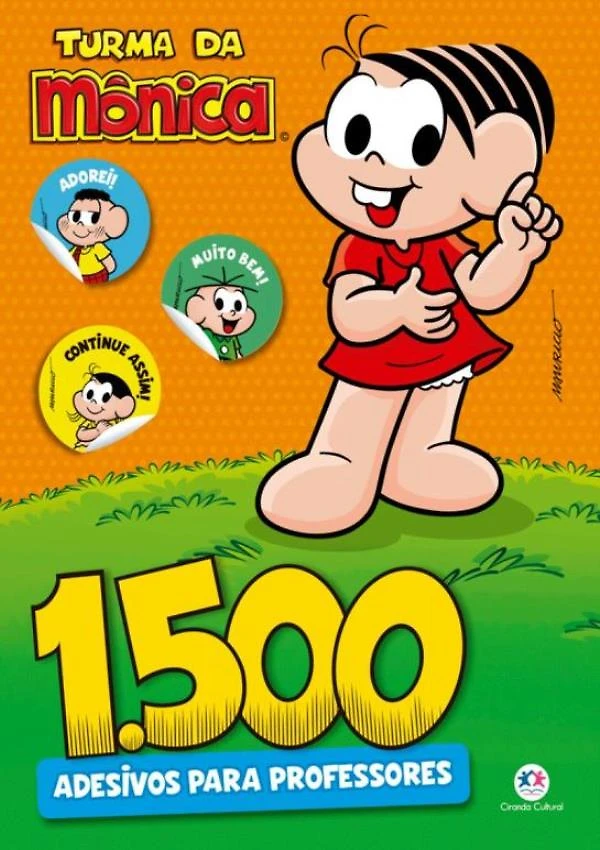 1500 Adesivos Para Professores - Turma Da Monica