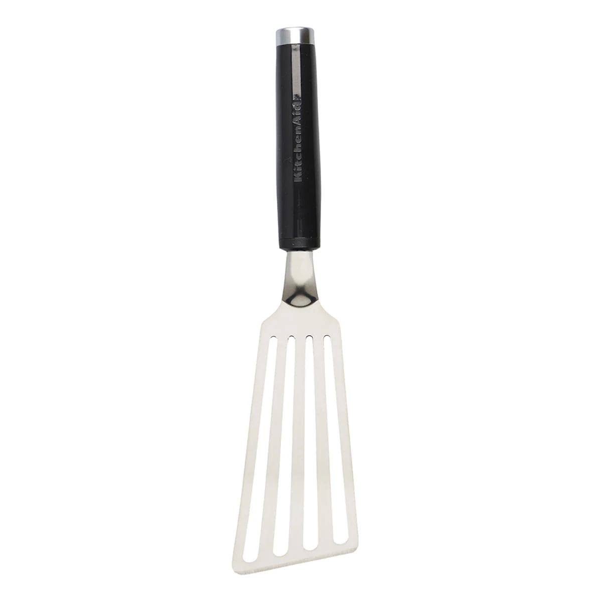 Espátula Perfurada Flexível 33cm de Inox Preta - KitchenAid