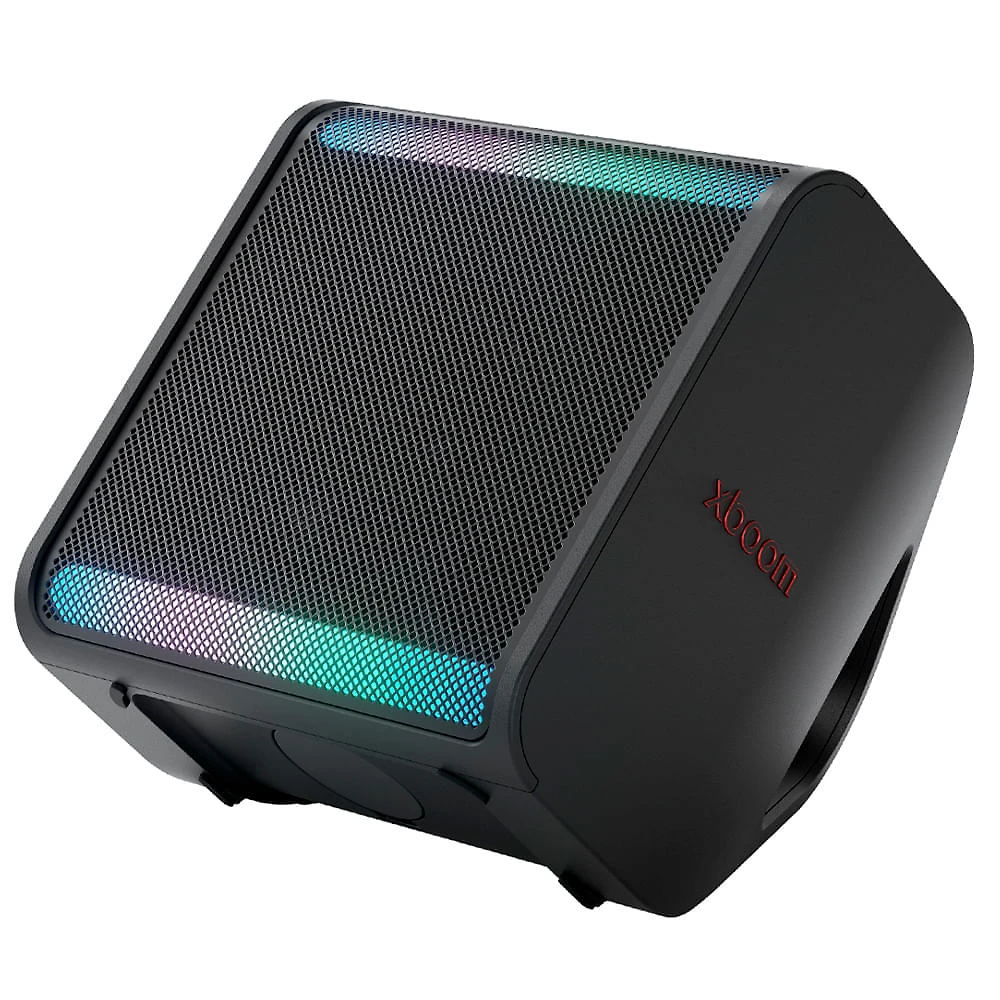Caixa de Som LG XBOOM Stage 301, 240W, Bluetooth, IPX4, Bateria 12h, Bass Boost, Luzes LED, Entrada Óptica e USB