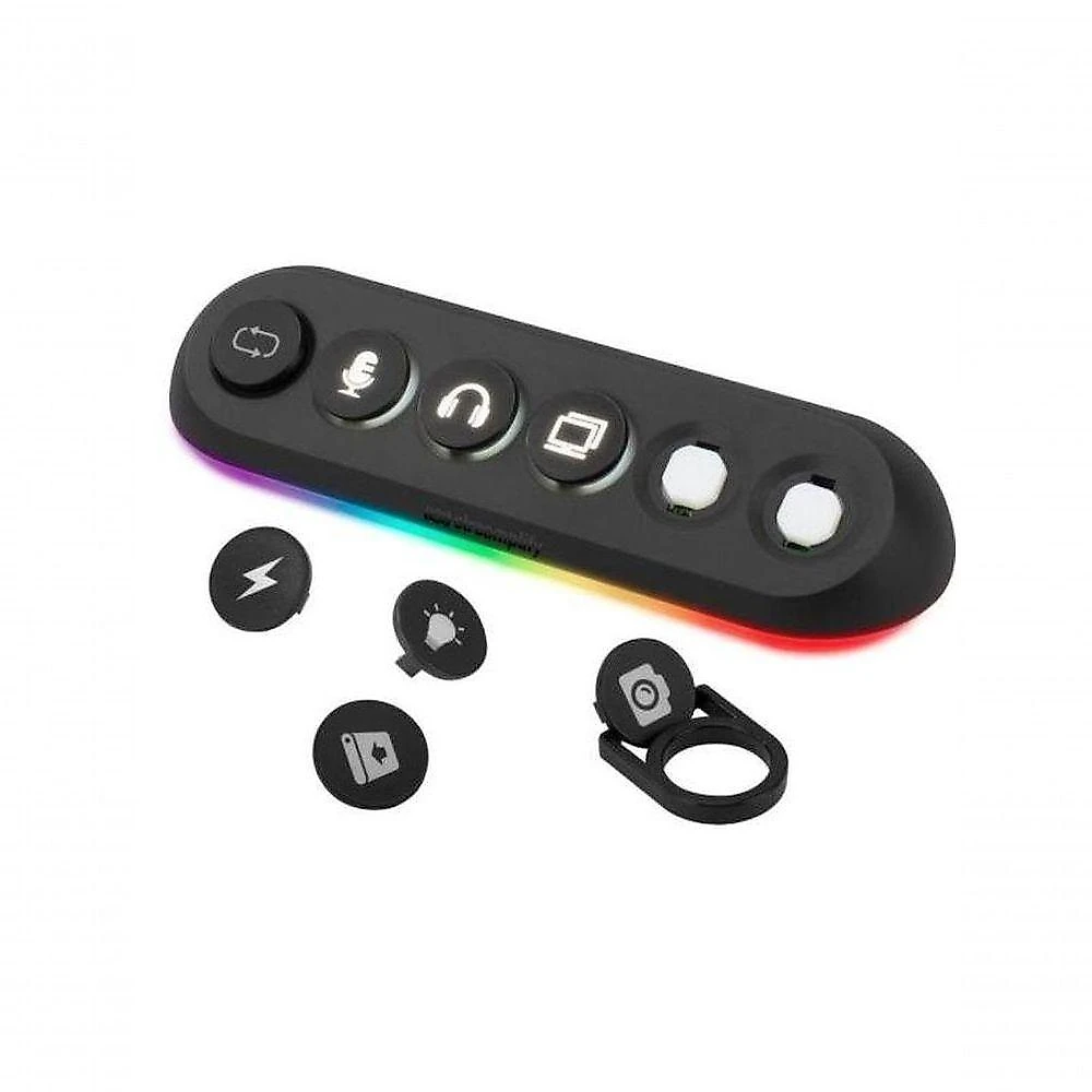 Hub Usb 5 Portas 3.0 Streamplify Deck 5 Preto Rgb