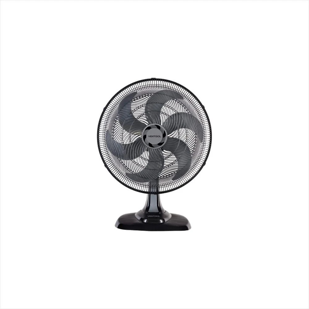 Ventilador oscilante de mesa turbo 50cm preto 127v premium ventisol