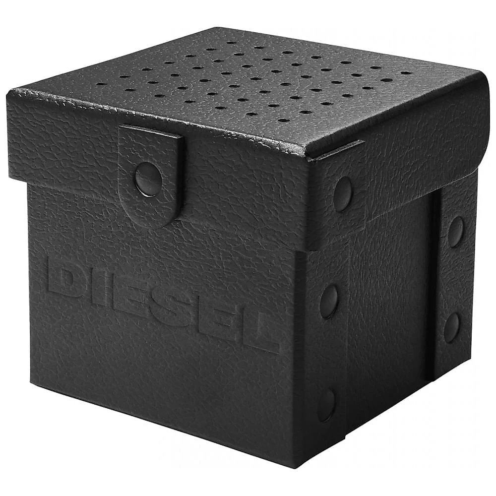 Relógio Masculino Analógico de Quartzo com Pulseira de Nylon e Cronógrafo, Diesel DZ4512, Preto e Branco