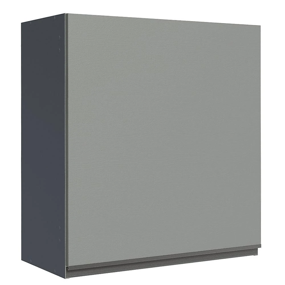 Armário aéreo 60 cm 1 porta  nice madesa cinza