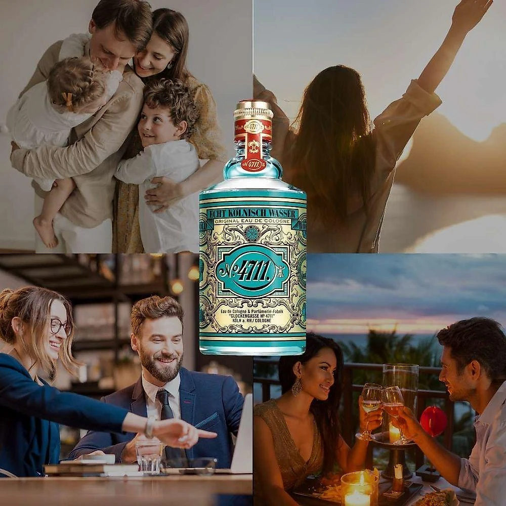 Perfume 4711 Original Eau de Cologne Unissex Cítrico Aromático 200ML