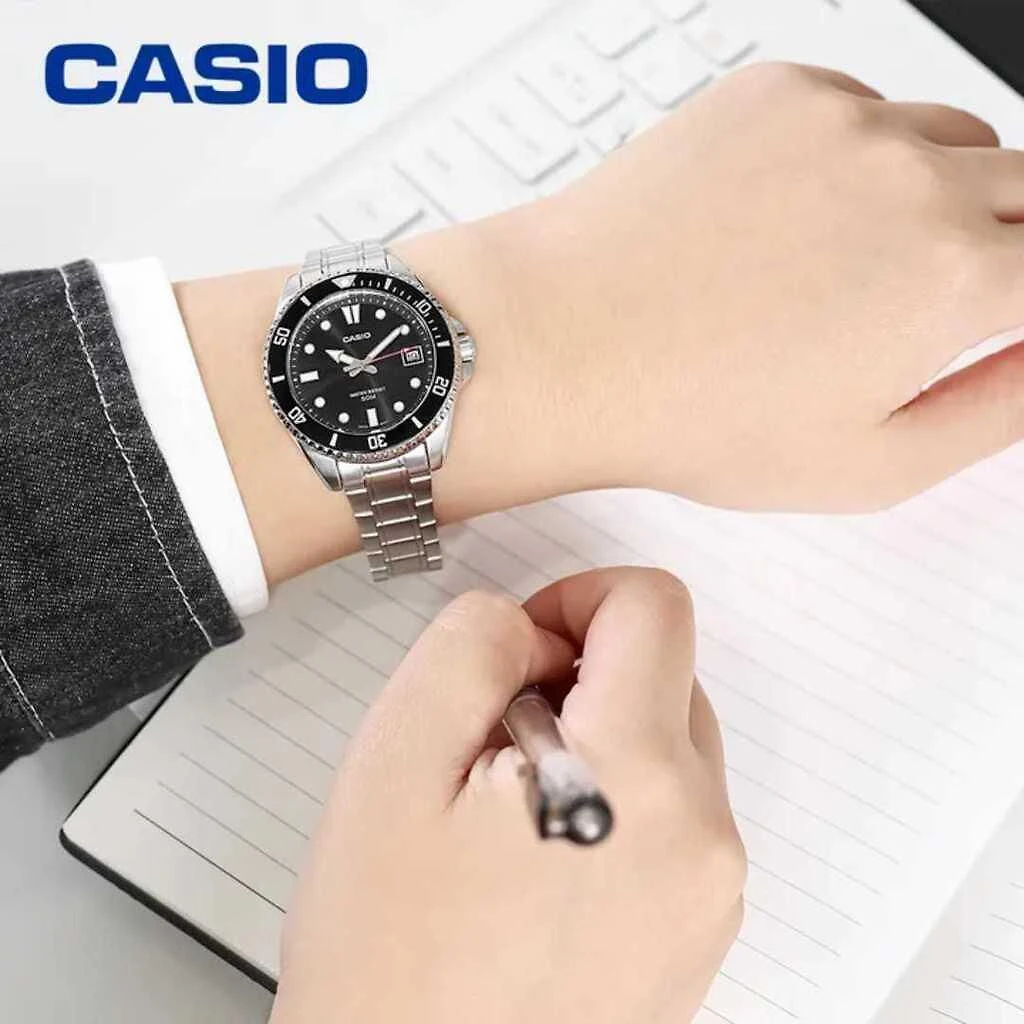 Miniatura Relógio Casio Duro 38,5Mm Preto - Mdv-10D-1A1Vdf