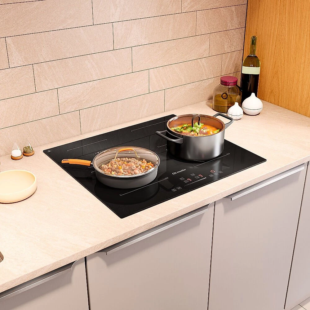 Cooktop de Indução 4 Bocas com Turbo MCN4BK Mueller Preto - 220V