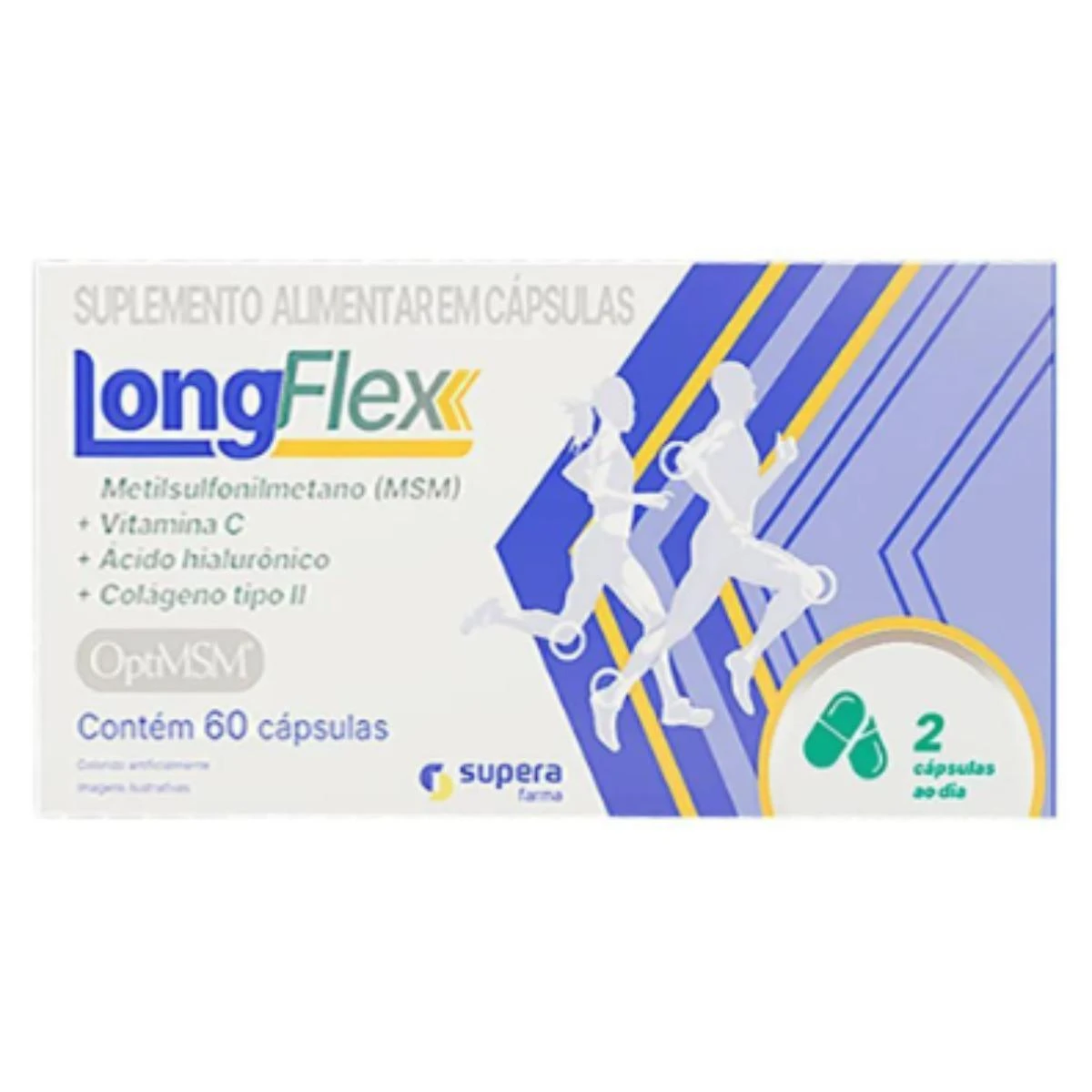 Miniatura Suplemento Alimentar Supera Longflex 60 Cápsulas