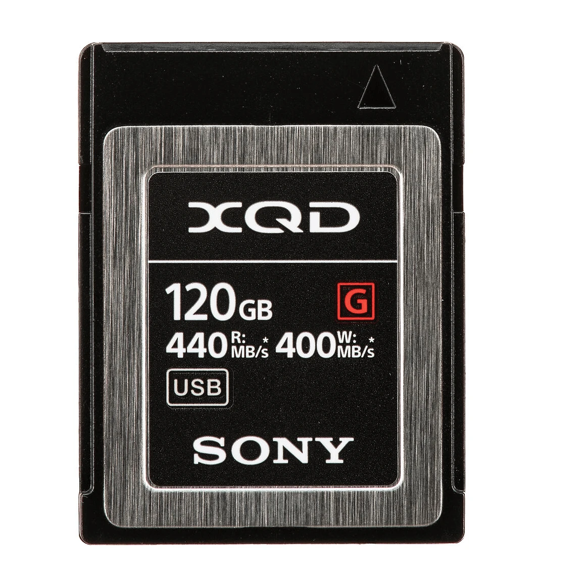 Cartão Sony XQD 120GB Série G de 440 MB/s PCIe 2.0 (QD-G120F)