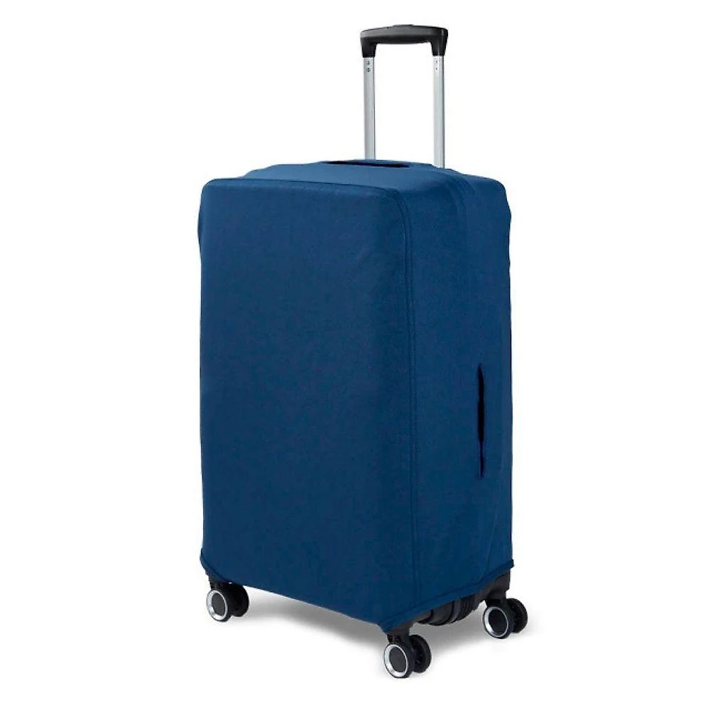 Capa de Mala Azul Viabag Reforçada Tecido Base poliester-elastano Tamanho Grande Azul 82CM