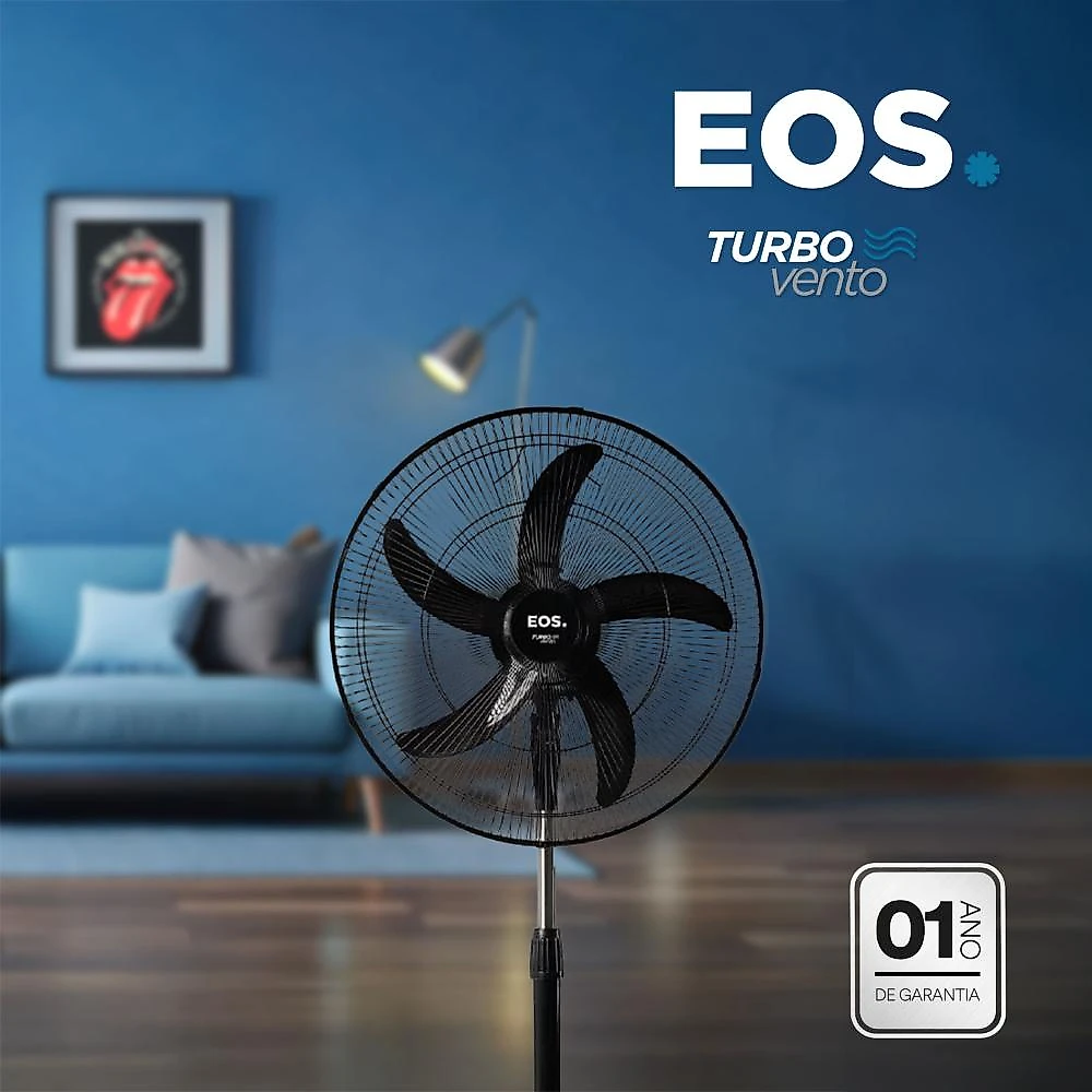 Ventilador de Coluna EOS Turbo Vento com 5 Pás 200W EVC50 Bivolt
