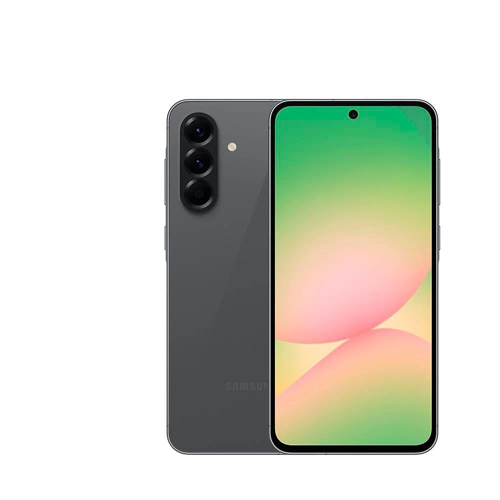 Smartphone samsung galaxy a56 5g preto 256gb 8gb ram, câmera tripla até 50mp, tela super amoled 6.7", ip67, nfc, vídeo hdr e recursos ai
