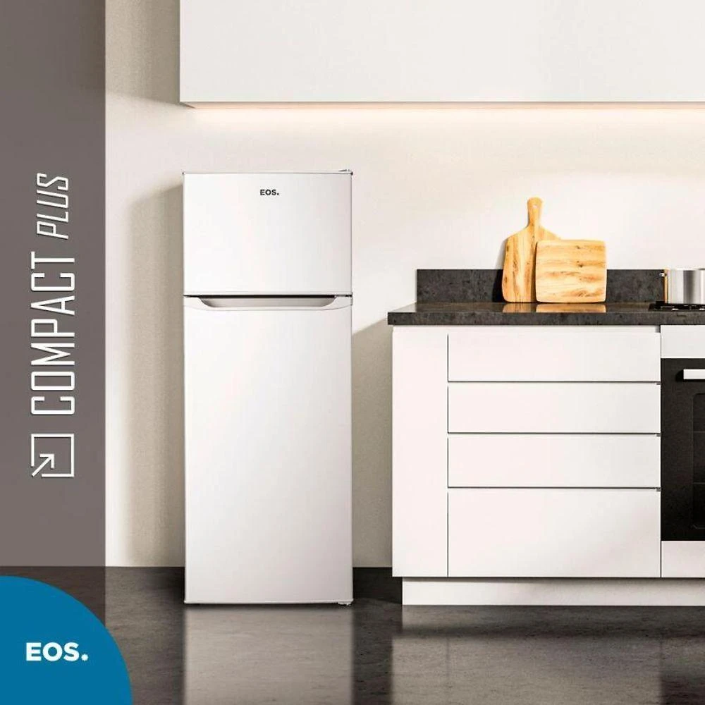 Geladeira EOS 240L Duplex Compacta ERV270DB Branca 220V