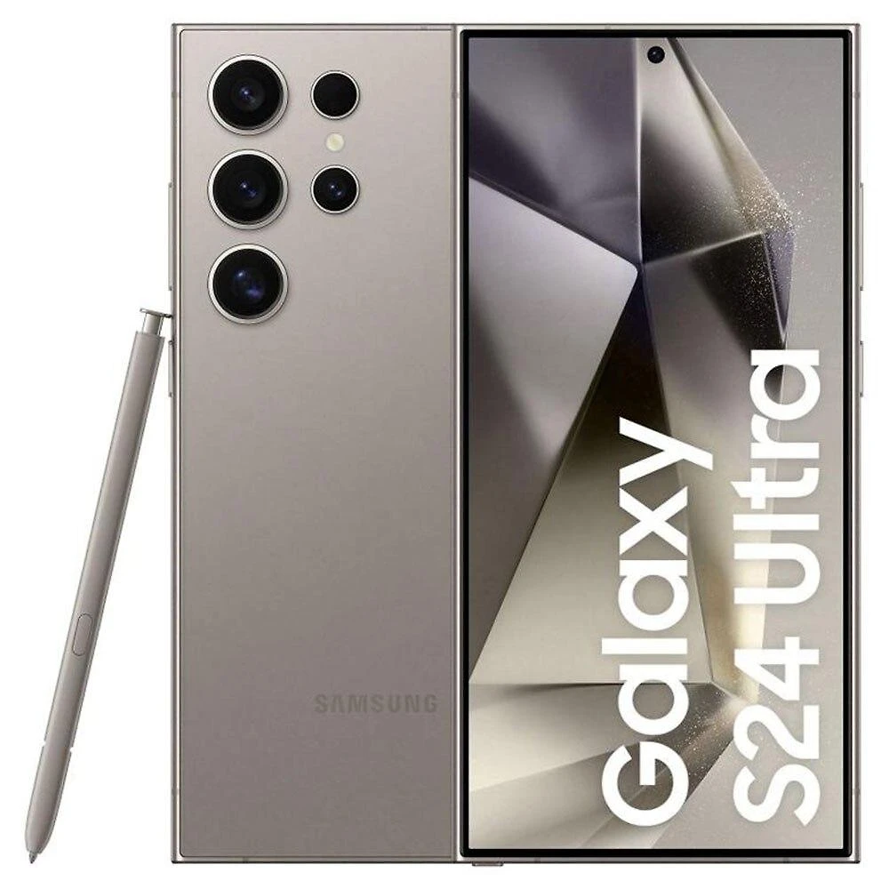 (Usado) Smartphone Galaxy S24 Ultra Samsung 6,8" AI, 5G, 512 GB, Titânio Cinza