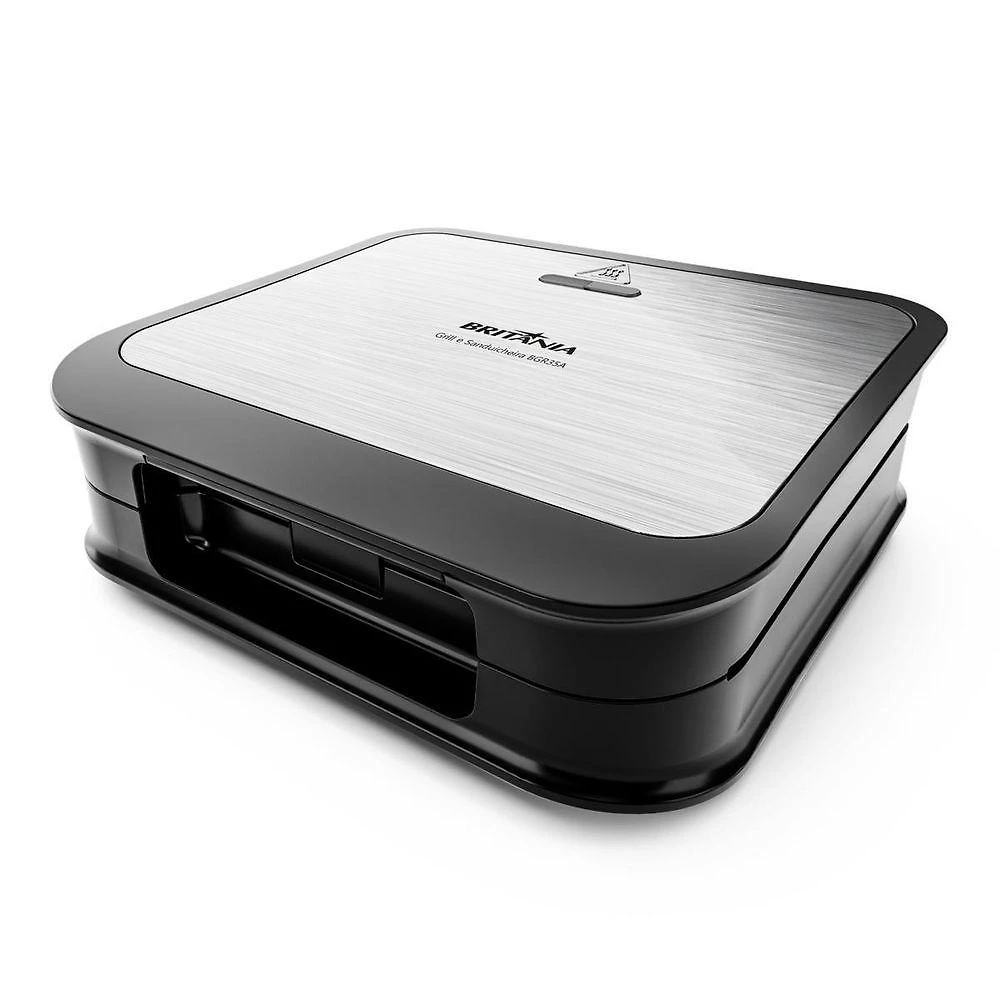 Grill E Sanduicheira Britânia 2 Em 1 Redstone 850W BGR35A 220V
