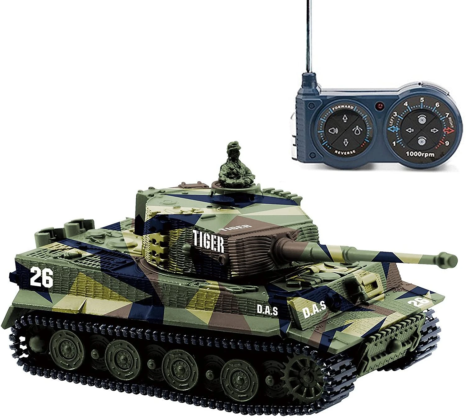 Cheerwing Carrinho de Controle Remoto Tanque de Guerra