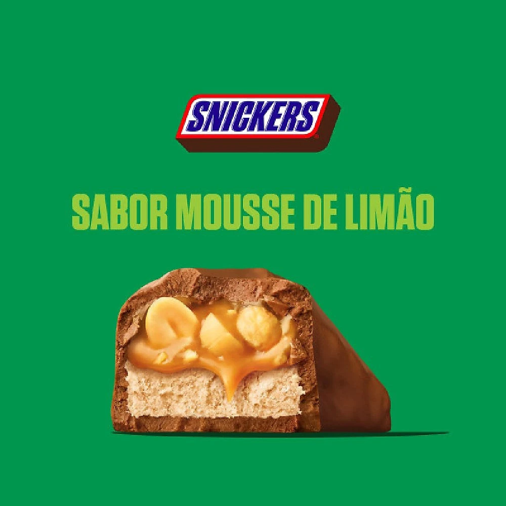 Miniatura Chocolate Snickers Mousse De Limão 42g