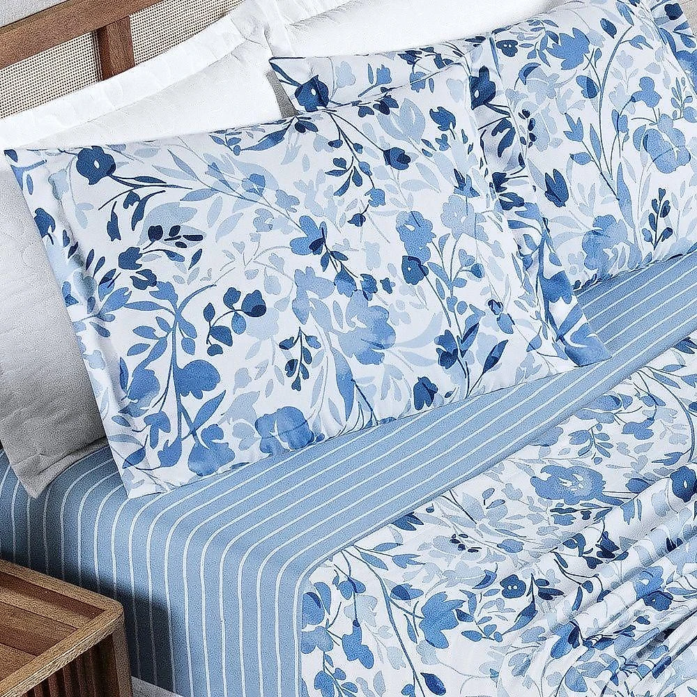 Cobre Leito + Jogo De Cama Afeto 400 Fios Queen 07 Peças 100% Poliéster - Lolli