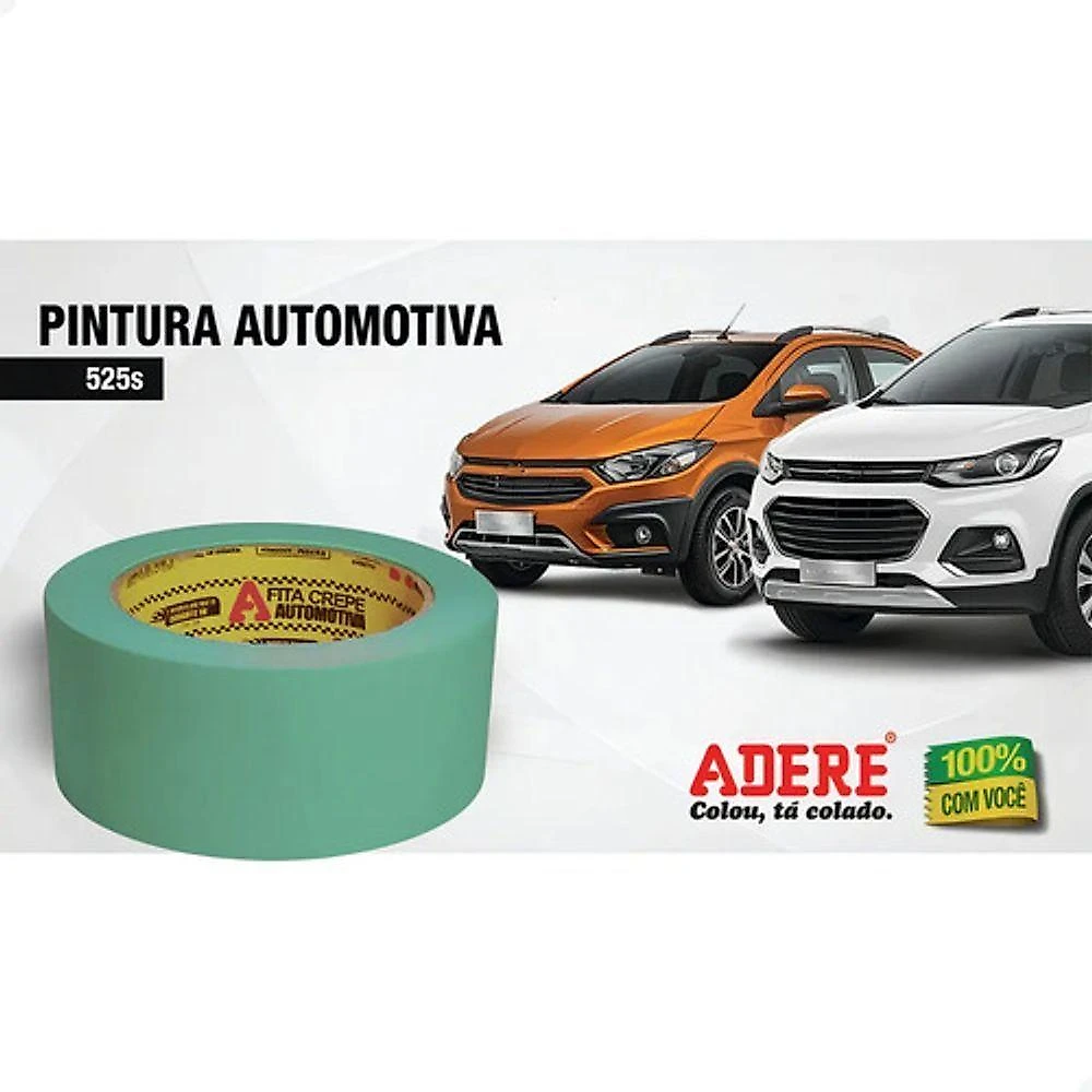 Fita Crepe Automotiva Adere Verde 48mm X 50M