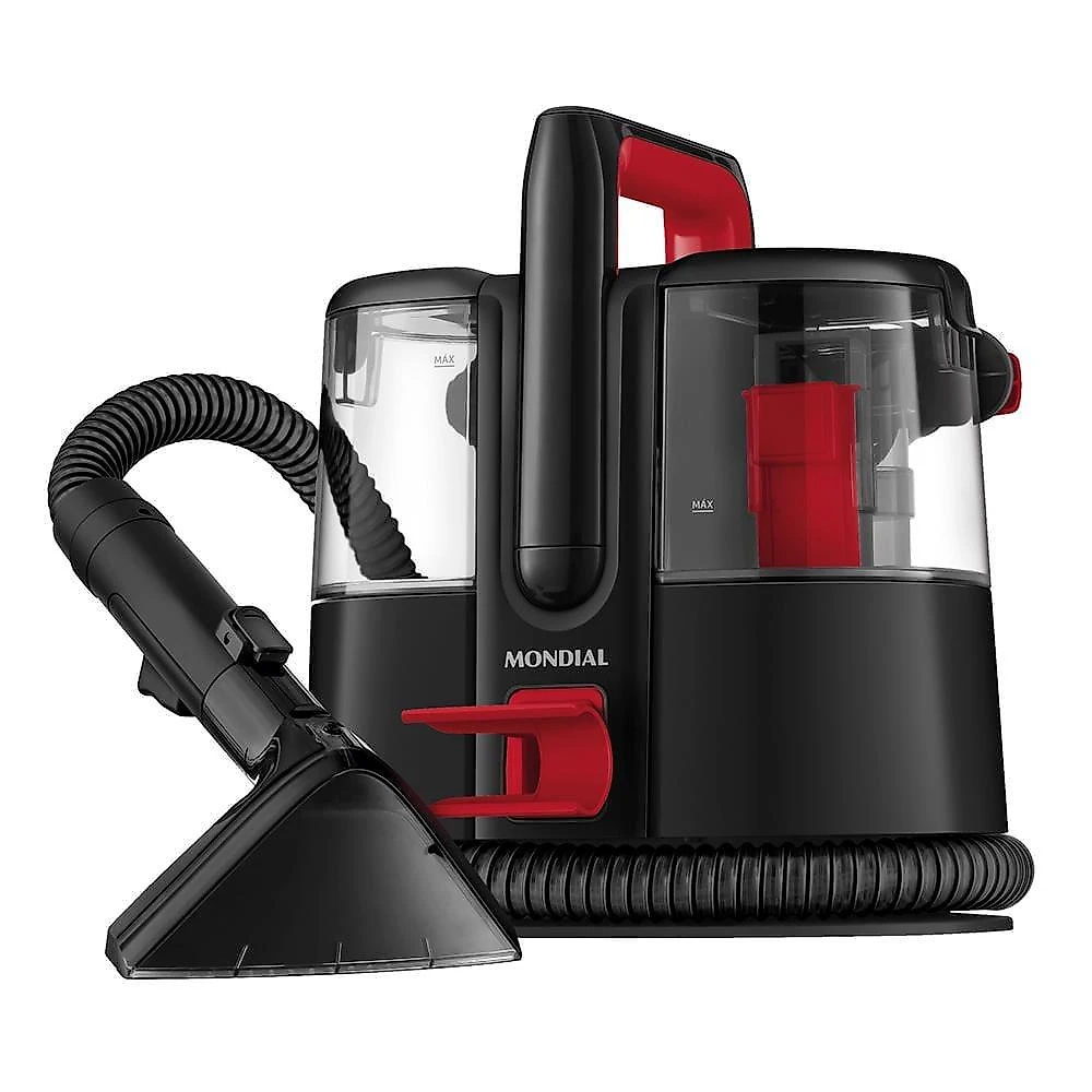 Extratora e higienizadora portátil mondial deep cleaner i 1650w exp-01-r preto/vermelho 220