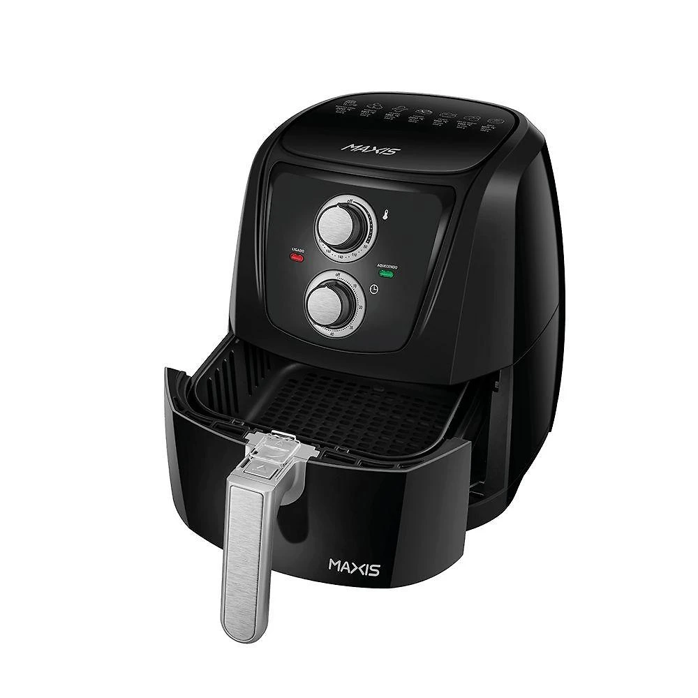Fritadeira Maxis Sem Óleo Air Fryer AF-01-MX Preta 60Hz - 110V