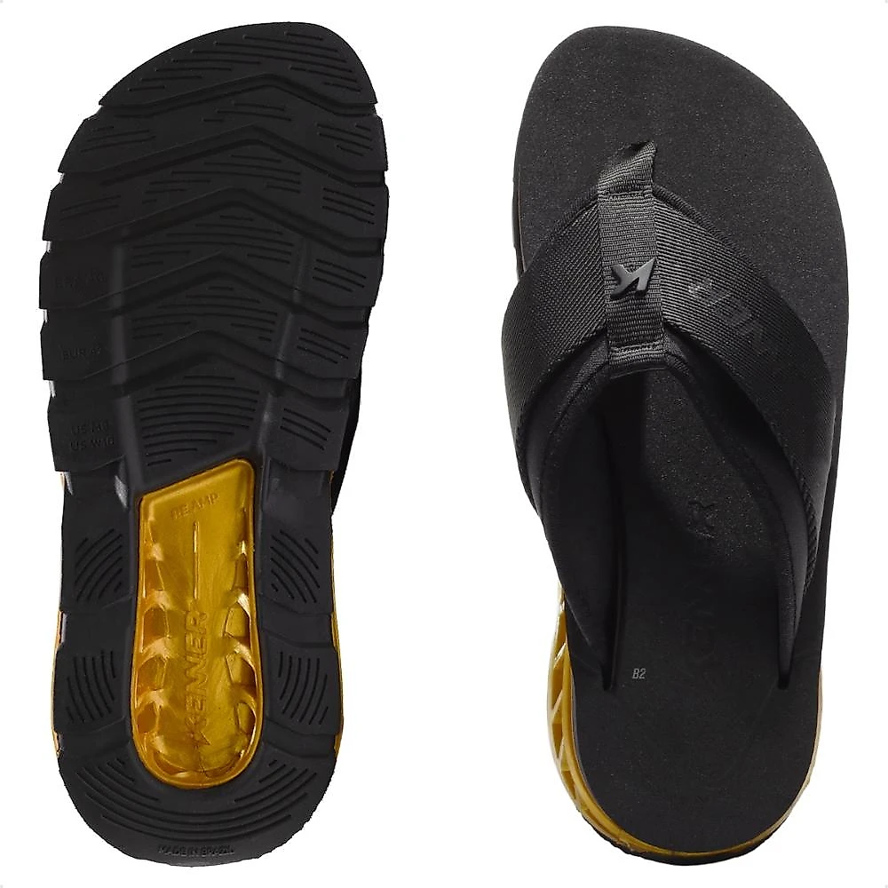 Sandália Kenner Rakka Sport Preto / Dourado - 37