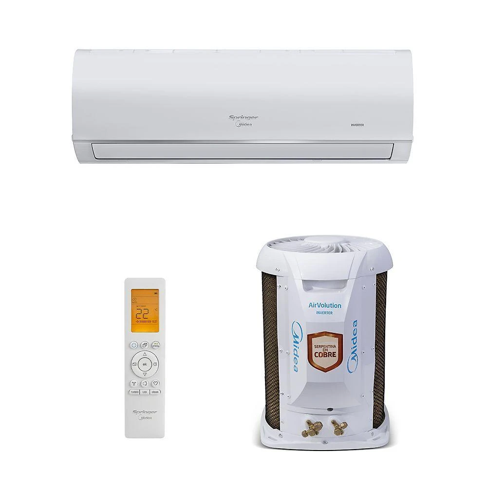 Ar Condicionado Split Hi Wall Inverter Springer Midea Airvolution Conect 22.000 Btus Frio 220v R-32