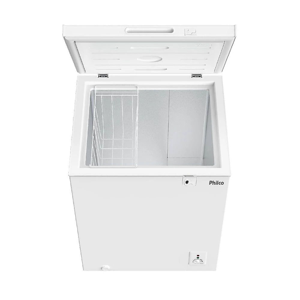 Freezer Horizontal 2 em 1 Philco PFH160B 140L Degelo Manual Classificação a Branco 110V