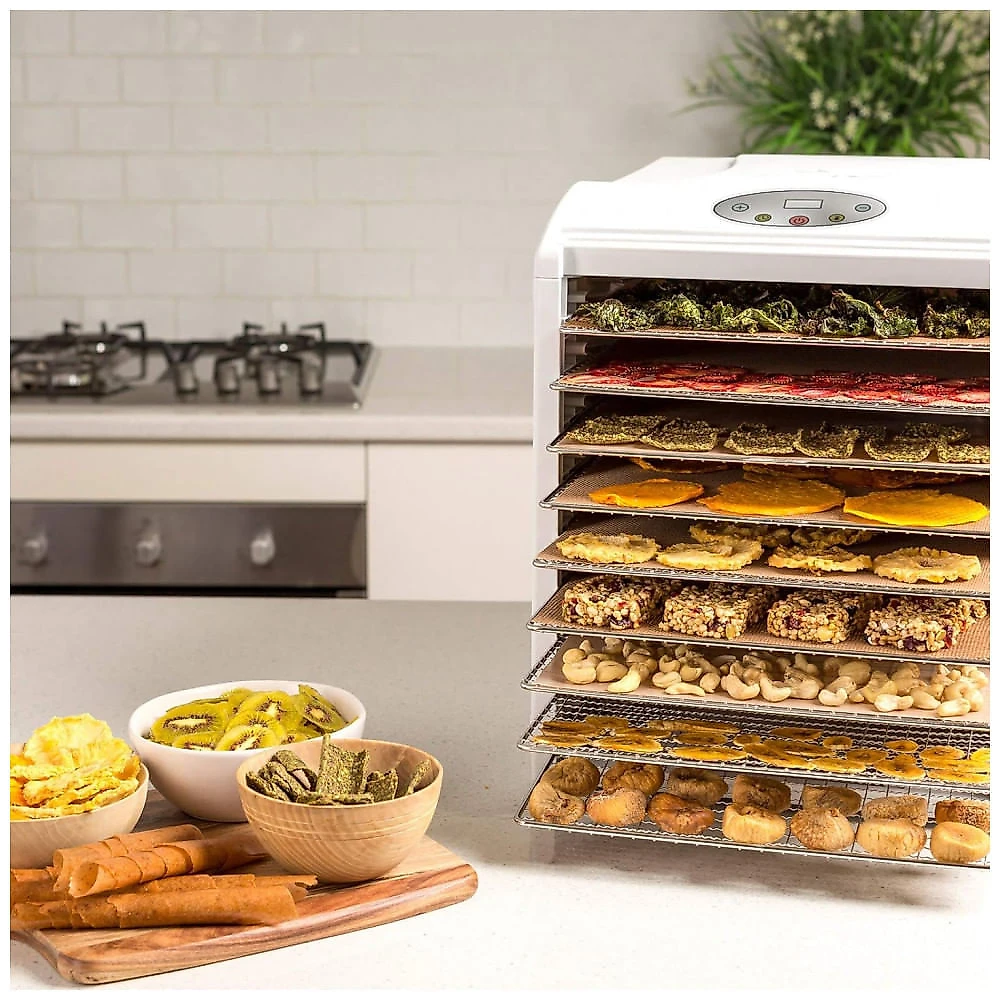 Desidratador de Alimentos BioChef Arizona Sol Preto 9 Bandejas Inox Timer Digital 240V