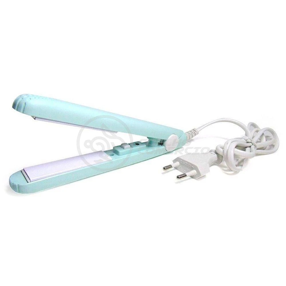 Mini Chapinha Prancha 17Cm Bivolt 110|220V Profissional Azul