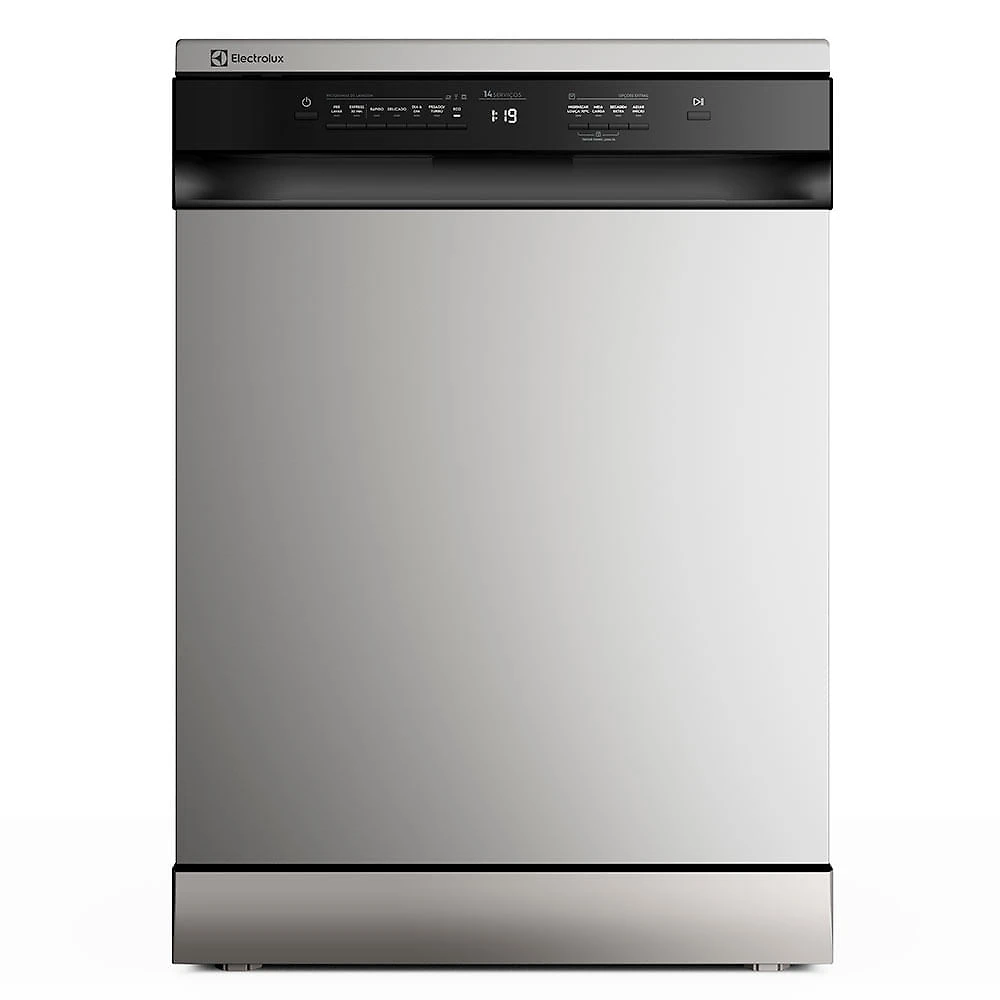 Lava-Louça Electrolux 14 Serviços Inox com Programa Lava e Seca 50' LS14E 127V
