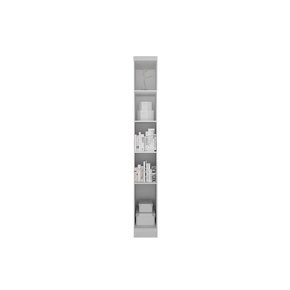 Cantoneira Modulada Armário Rizon-linea C- 4 Prateleiras S- Portas Neve - Novo Horizonte