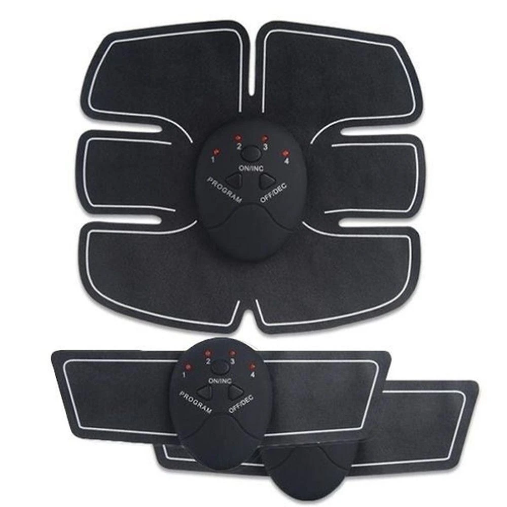 Abs Estimulador Muscular Abdominal Exercitador Ems Fitness 3 Em 1