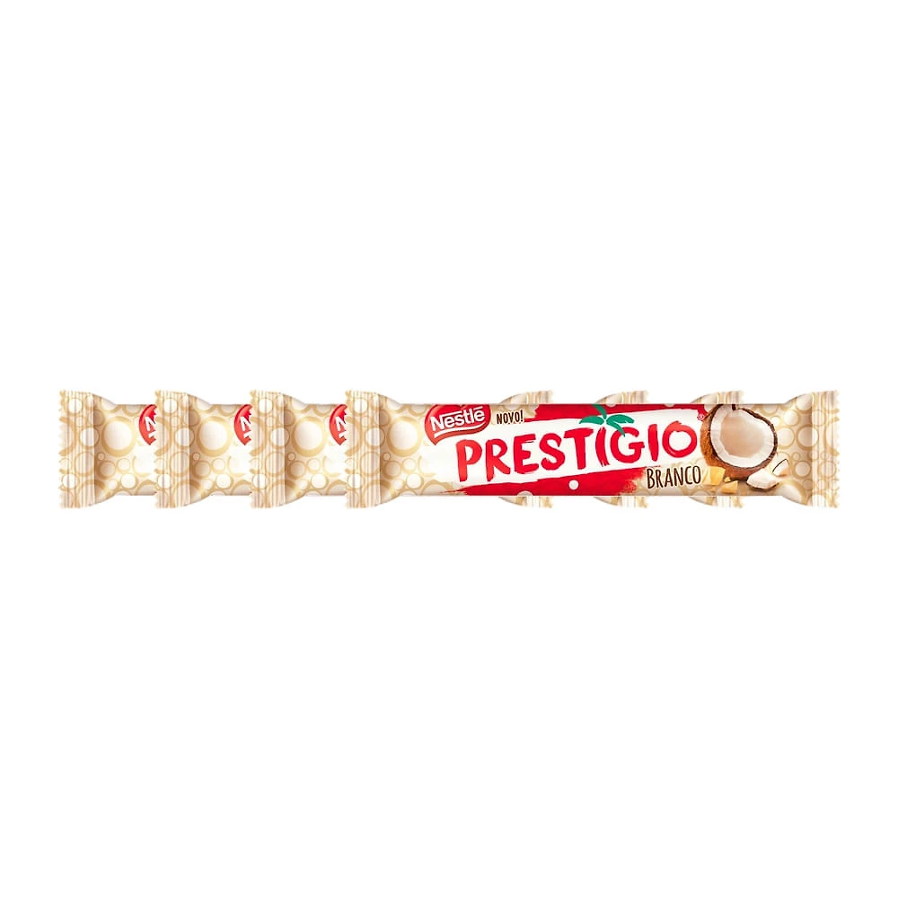 Kit 4 Chocolate Nestlé Prestígio Branco 33g