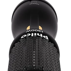 Escova Secadora Philco PES33A Íons Tourmaline Preto/Dourado - Bivolt