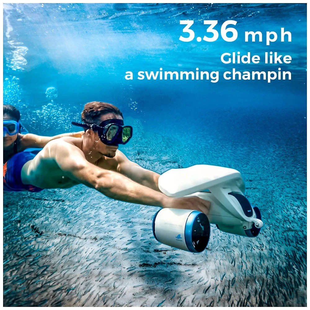 Scooter Subaquática com Câmera: 30 Min de Bateria, 40m de Profundidade, Motores Duplos - Ideal para Mergulho, Piscina e Esportes ,Sublue