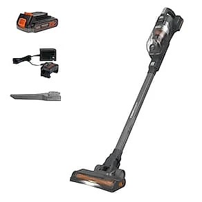 Aspirador de Pó Vertical e Portátil Sem Fio Black+Decker BHFEA18D1-BR 20V Preto e Cinza Bivolt