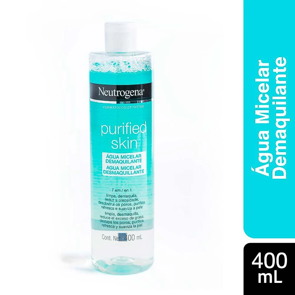 Água micelar 7 em 1 neutrogena - purified skin 400ml
