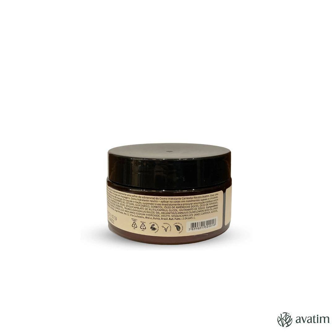 Miniatura Creme Hidratante Carreador Neutro 250G