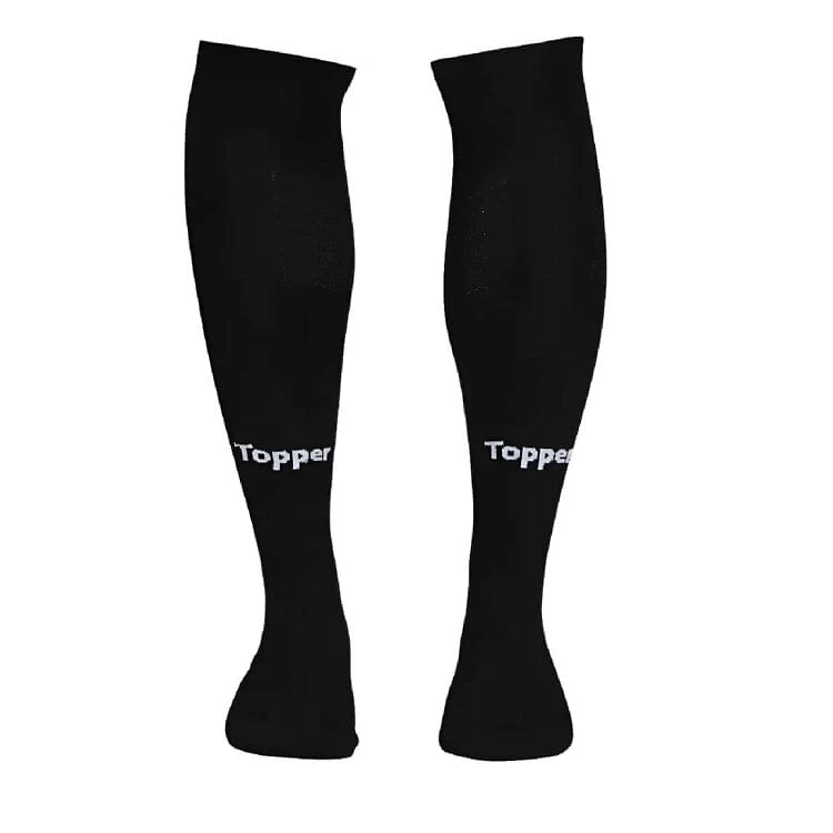 Meiao Topper Futebol Cup Masculino - Ptobco - PTO/BCO