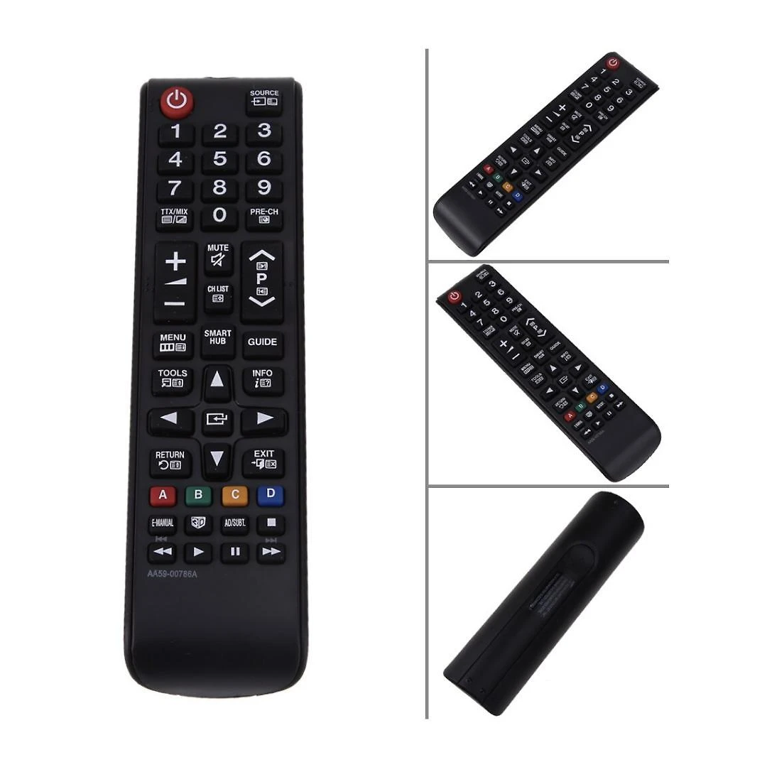 Miniatura Controle Universal Samsung Tv Smart Menu Rápido + Pilhas