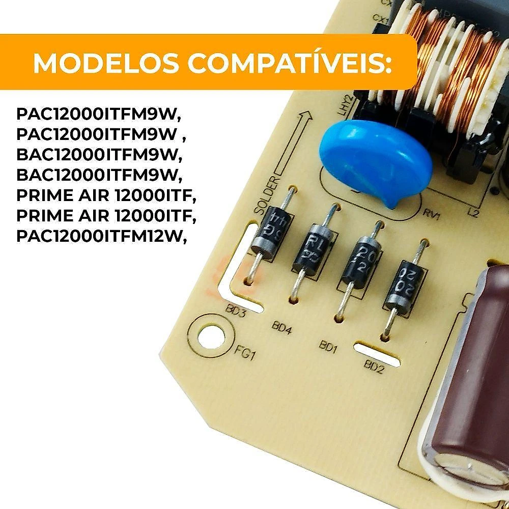 Placa Principal Evaporadora Eco Inverter 12.000 Btus Philco