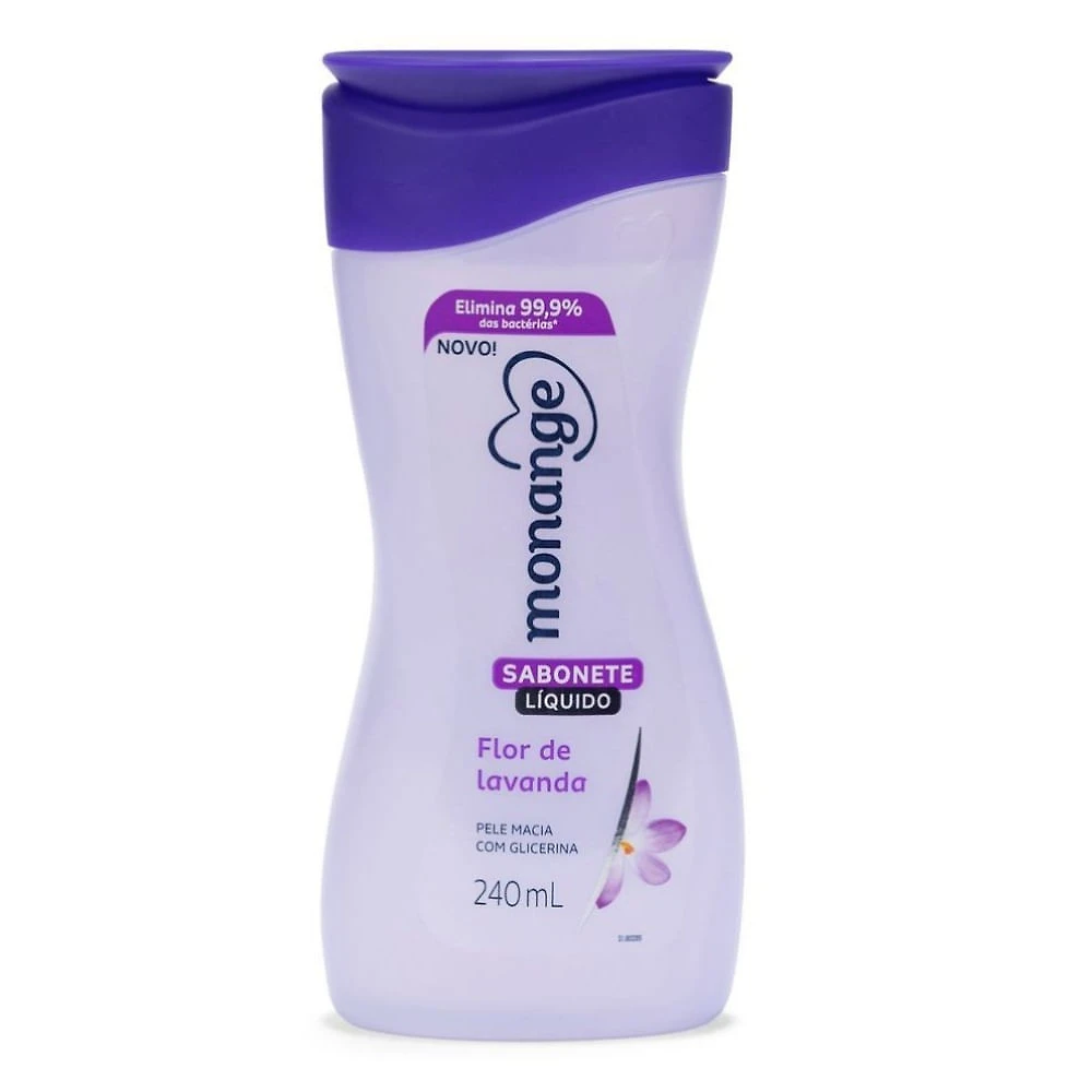 Sabonete Líquido Monange Flor De Lavanda 240ml