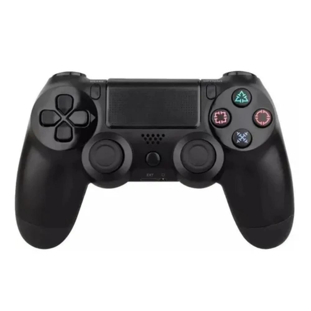 Controle Compatível Com Ps4 Sem Fio Joystick Wireless Doubleshock Preto