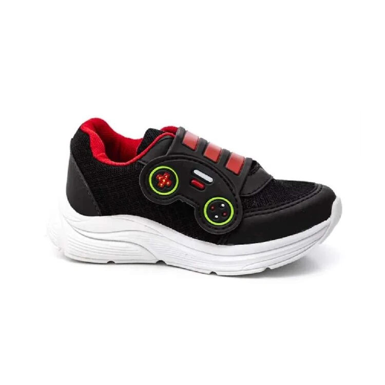 Tenis Botinho Juvenil - PTO/VERM