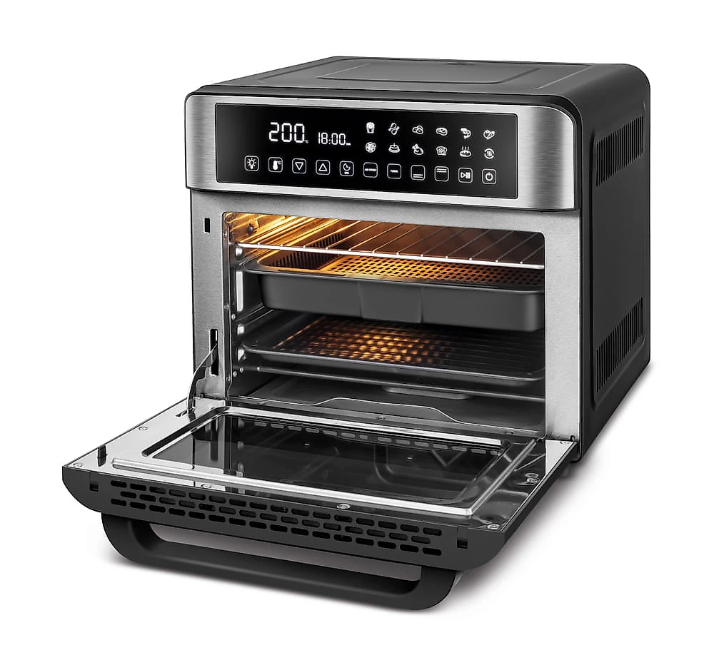 Fritadeira Air Fryer Forno Oven Digital 25L Mondial Preto/Inox 2000W - AFO-25L-BI AIR FRYER AFO-25L-BI 127V/60Hz