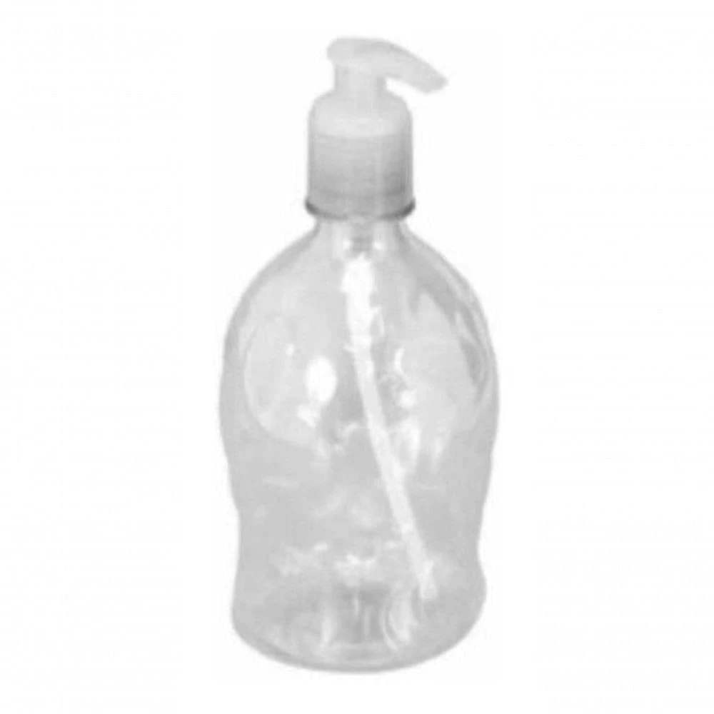 Dispenser para Sabonete Líquido Modelo Pump J20 500ML em Plástico PET com Válvula Pump Travável