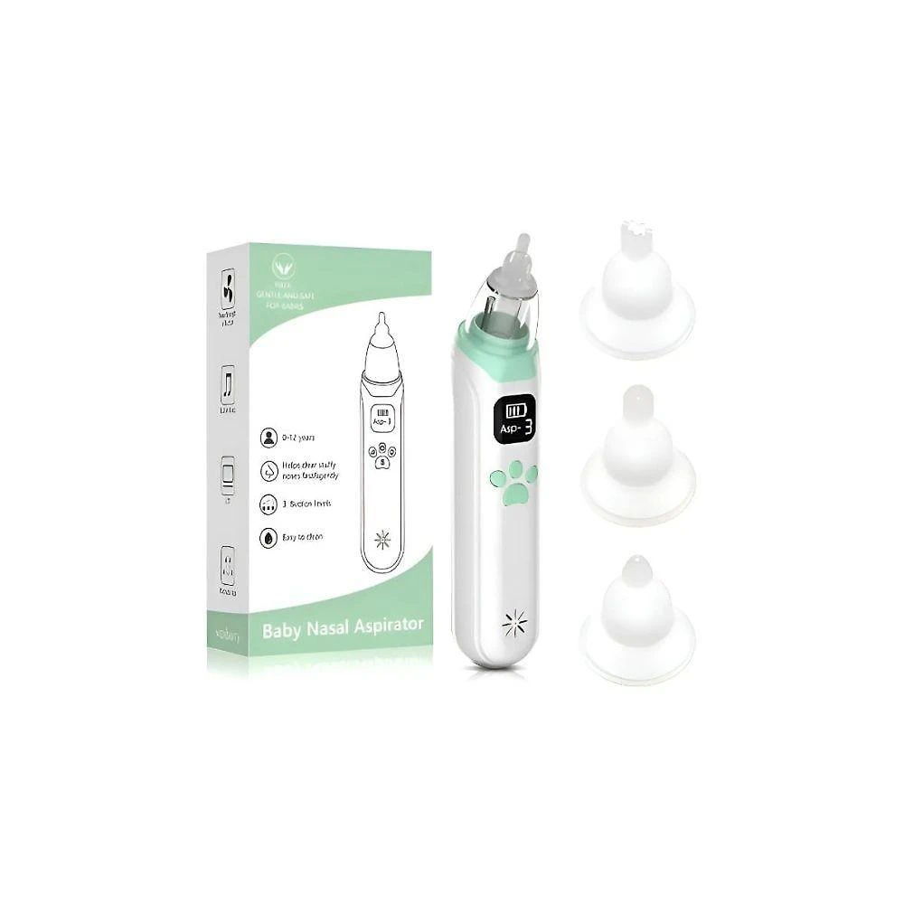 Aspirador Nasal Elétrico para Bebês Recarregável Usb Rosa Kz Utilidades