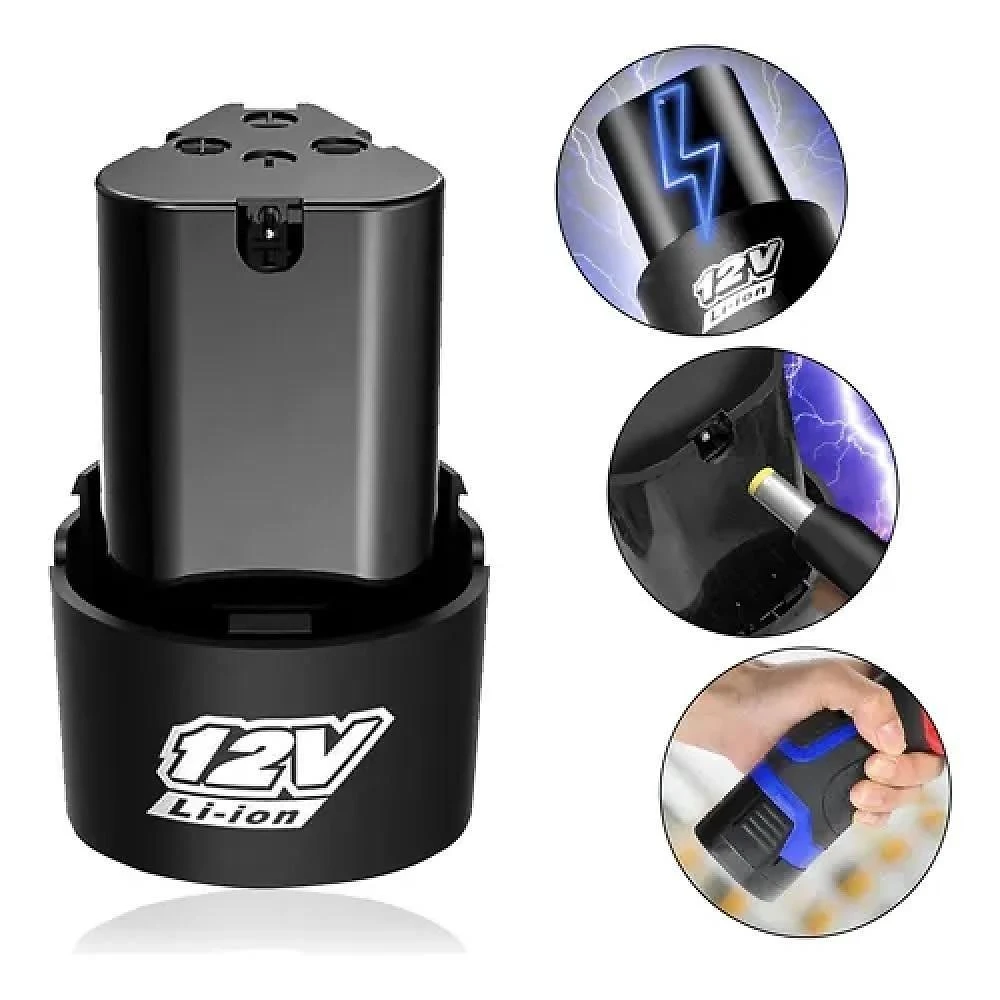 Bateria Recarregável Yeet 12V 1.3Ah Li Ion para Parafusadeira e Furadeira Universal