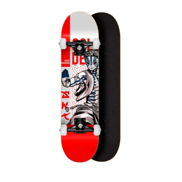 Skate Iniciante Solo Montado Akaza 80 - Vermbco
